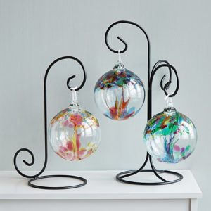 Recycled Glass Tree Globes